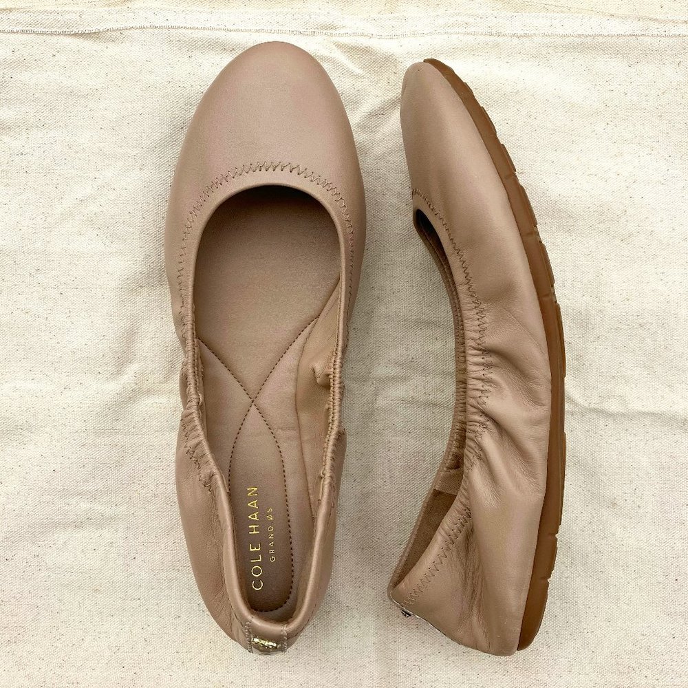Cole Haan Zerogrand Ballet Flat Maple Sugar 7.5 B